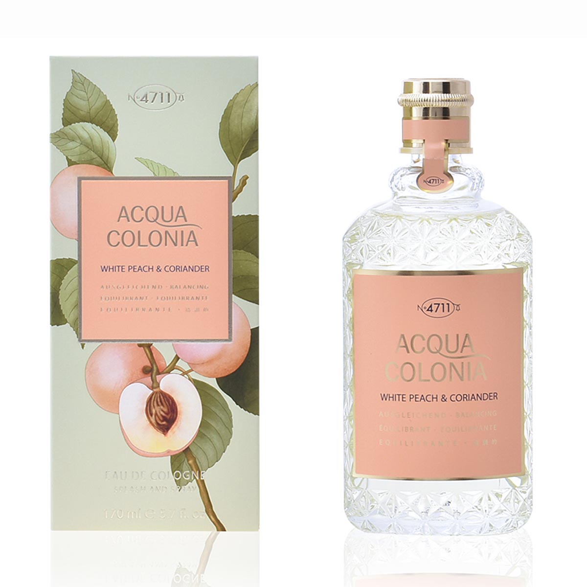 4711 Acqua Colonia Eau De Cologne White Peach & Coriander 170Ml Vaporizador
